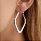 Square Frame Hoop Earrings