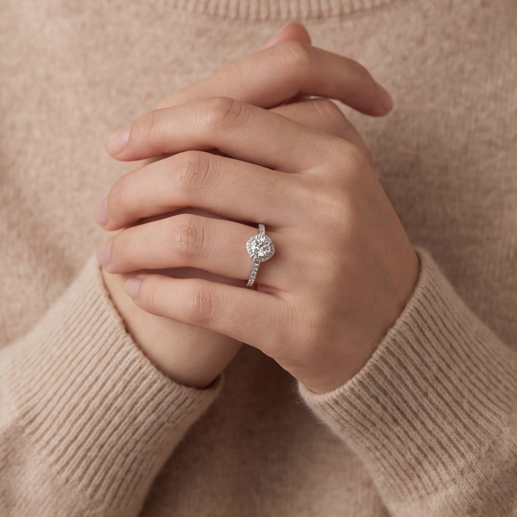 Halo Crystal Ring